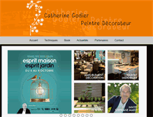 Tablet Screenshot of godier-peintre-decorateur.fr